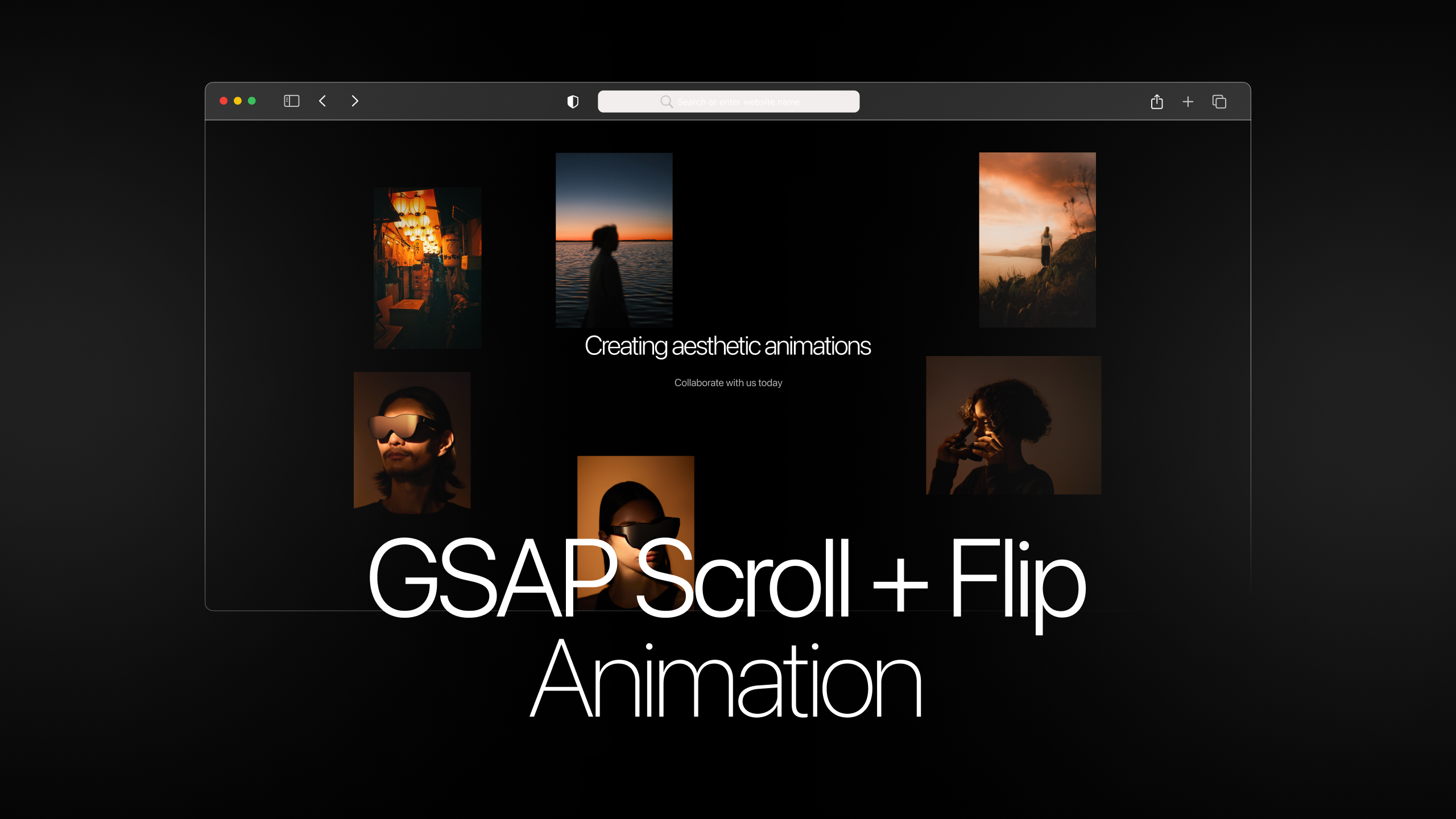 Floating Image Gallery | GSAP Scroll Trigger + Flip | React Animation