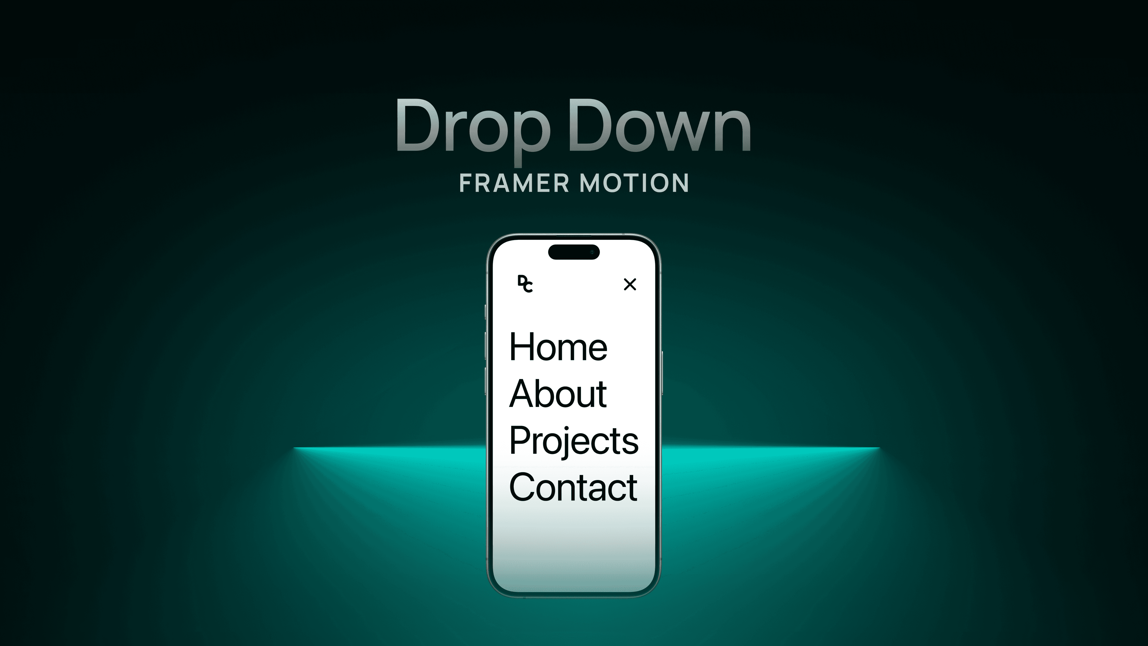 Creating a Staggered Drop-Down Menu Animation in React
